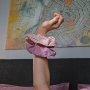 Ριγέ Ροζ & Σάπιο Μήλο - 2τμχ.