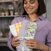 Σετ Δώρου με 2 Πετσέτες Κουζίνας  – Lilac - Image 3