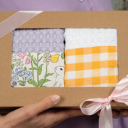 Σετ Δώρου με 2 Πετσέτες Κουζίνας  – Lilac