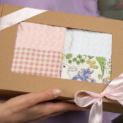 Σετ Δώρου με 2 Πετσέτες Κουζίνας – Pink