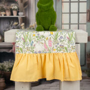 Τραπεζομάντηλο Ράνερ με Βολάν σε Κίτρινο ή Λαχανί - Image 7