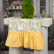 Τραπεζομάντηλο Ράνερ με Βολάν σε Κίτρινο ή Λαχανί - Image 6