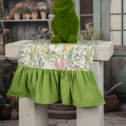Τραπεζομάντηλο Ράνερ με Βολάν σε Κίτρινο ή Λαχανί - Image 8