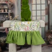 Τραπεζομάντηλο Ράνερ με Βολάν σε Κίτρινο ή Λαχανί - Image 10