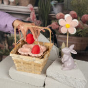 Πασχαλινό Καλαθάκι Δώρου με Αυγοθήκες